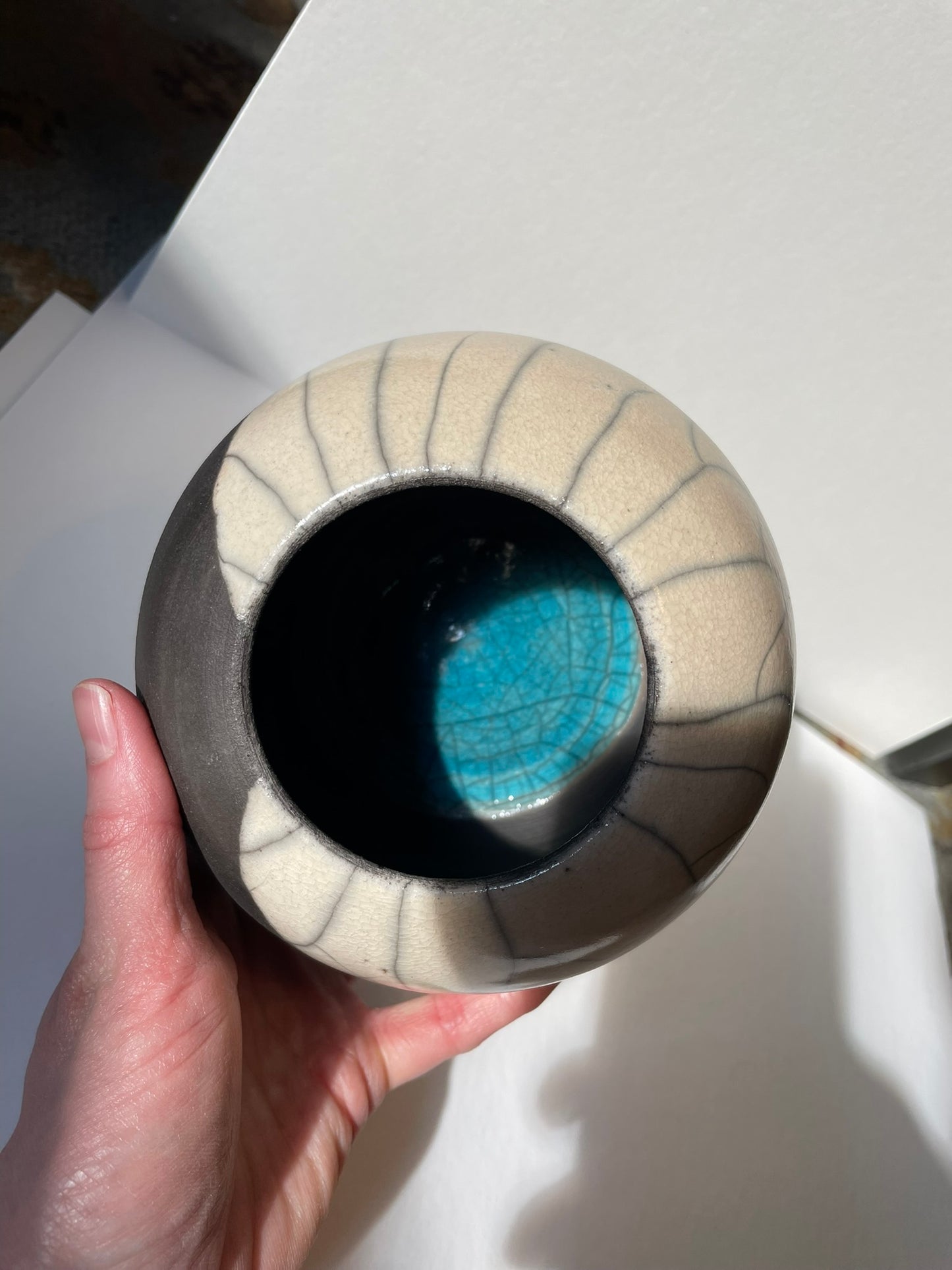 A-Raku Vase, circle