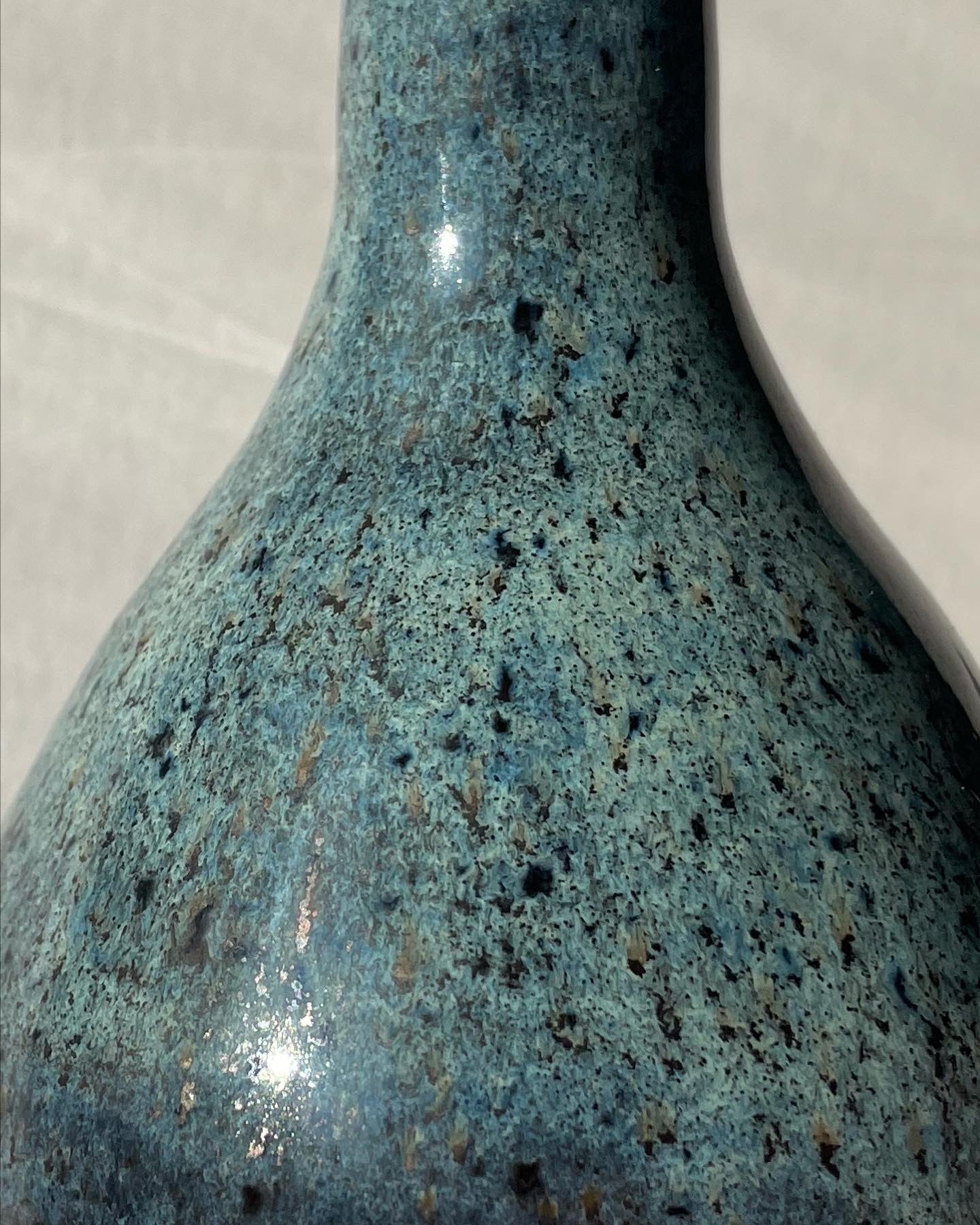 Blue bottle vase