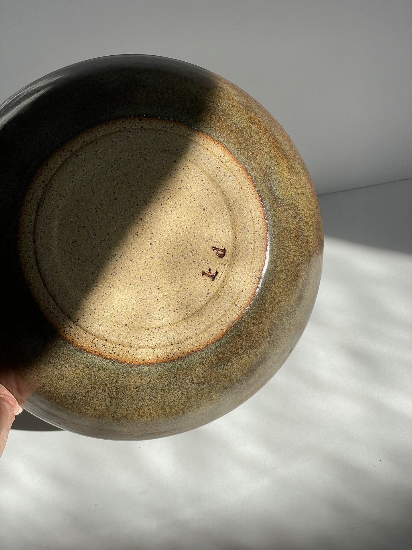 Shallow Bowl with Lines