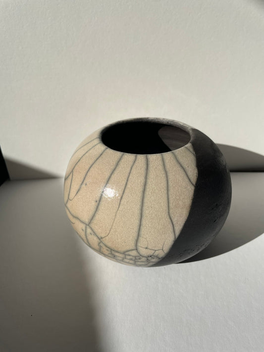 A-Raku Vase, circle