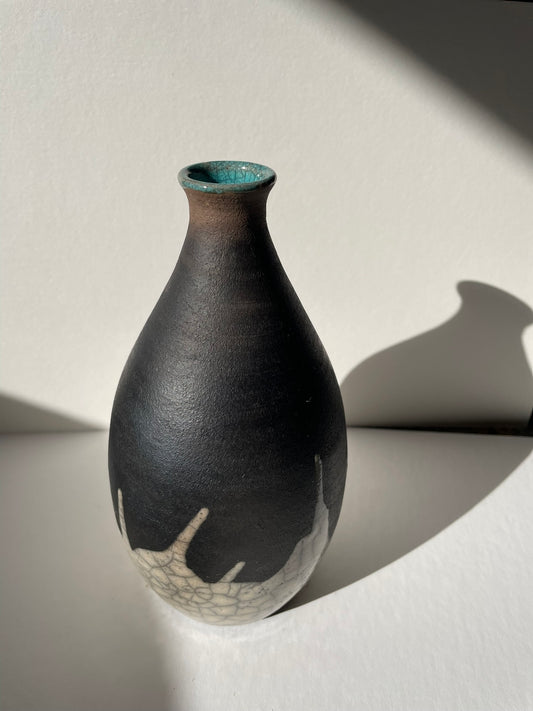 A-Raku Vase, tall